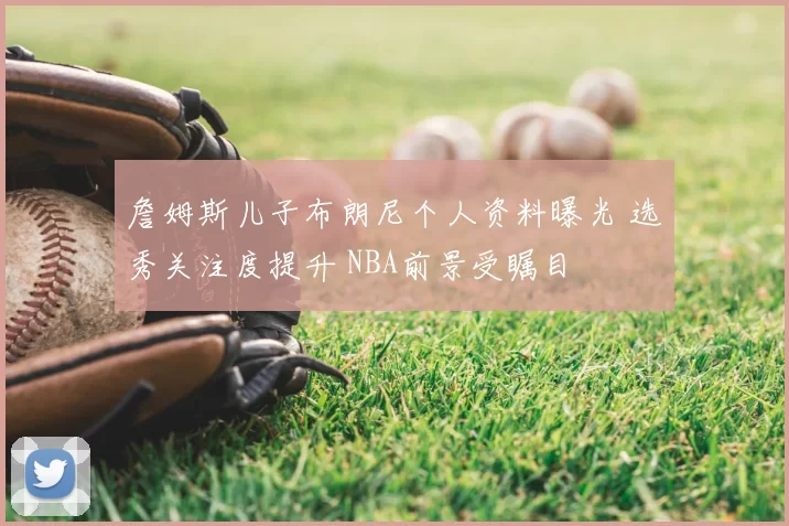 詹姆斯儿子布朗尼个人资料曝光 选秀关注度提升 NBA前景受瞩目